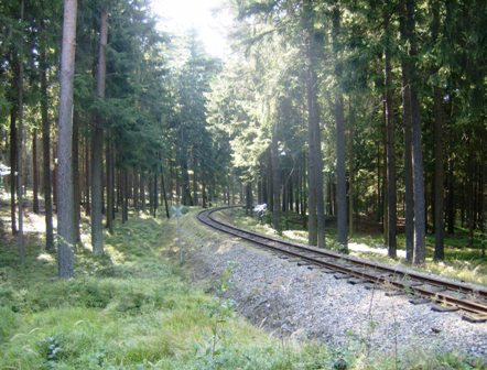 Querung der Waldviertler Schmalspurbahn