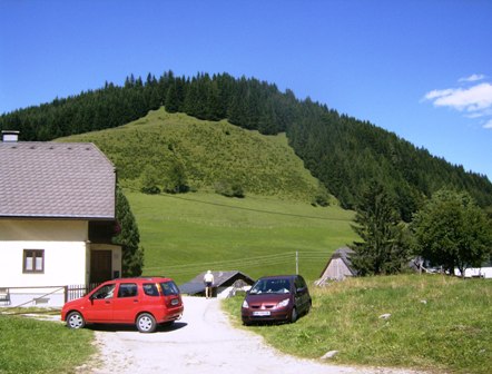 Der Kulm auf der Rckseite der Flugschanze