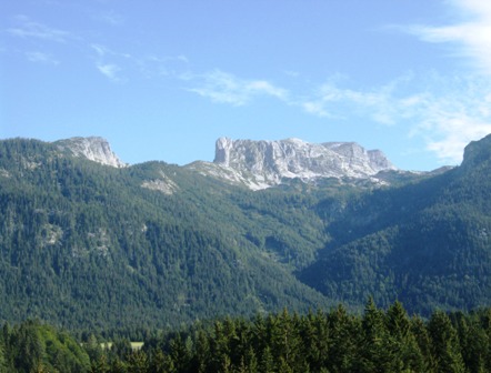 Blick auf den 'Sturzhahn'