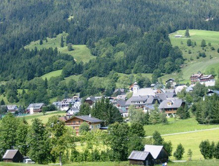 Der Blick auf Tauplitz vom Gegenhgel