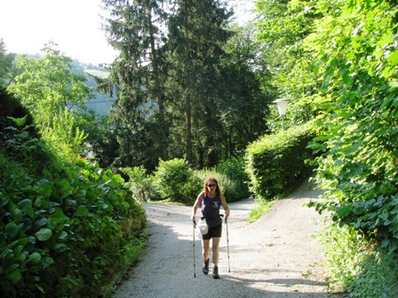 Jetzt gehts etwas bergauf