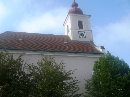Die Pfarrkirche von Bischofstetten