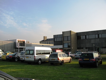 Die Unterkunft neben der Bowlinghalle