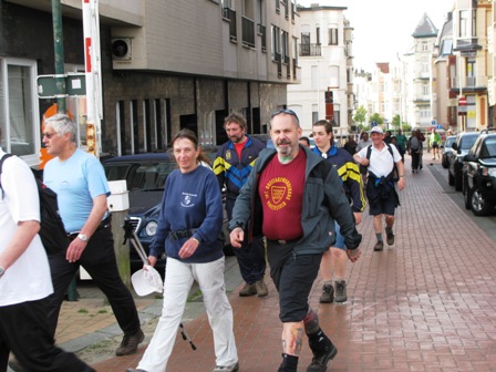 Flotten Schrittes geht es los