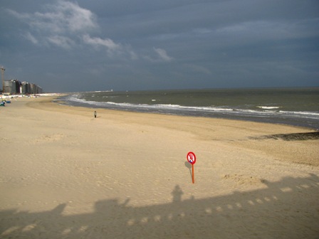 Sandstrand in Blankenberge