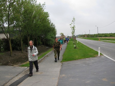 Ein schneller Militärangehöriger