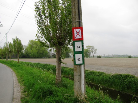 Hinweisschilder - die 14er Strecke ist nicht mehr dabei