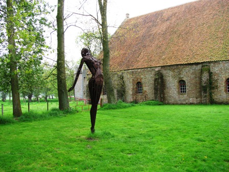 Skulptur beim 'Kloster Ter Doest' in Lissewege