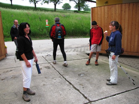 Ruth und Patrik Brunnmayr haben uns auch schon wieder eingeholt
