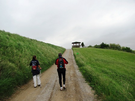 Jetzt gehts hinauf zur Selbstkontrolle...