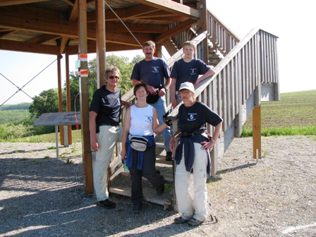 Die Marathonis aus Rappottenstein an der Aussichtswarte
