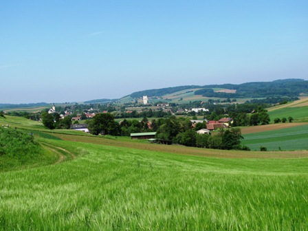 Schöner Blick nach Böheimkirchen vom Süden aus