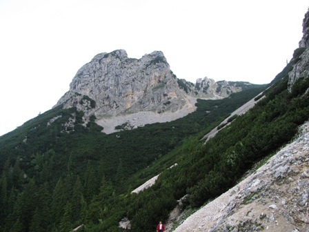 An den mächtigen Gipfeln des Zahmen Kaiser kann man sich jedes Jahr aufs Neue nicht sattsehen - dies sollte die Naunspitze sein