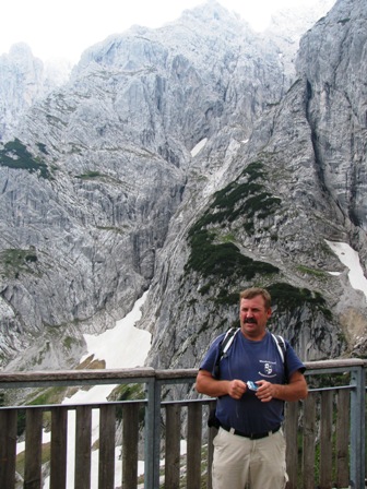 Ein Quaxi vor dem Wilden Kaiser