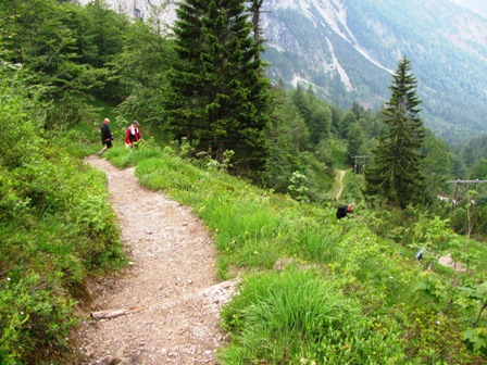 ...werden schnell wieder Höhenmeter verloren