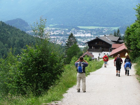 Der Blick auf Kufstein zeugt vom bevorstehenden Ziel