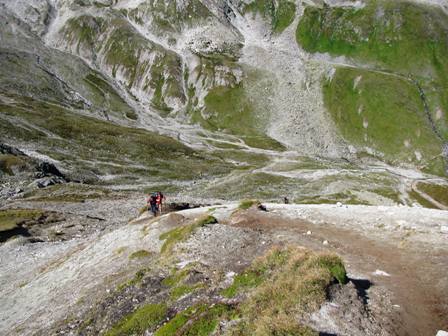 Eine weitere Anstiegsimpression