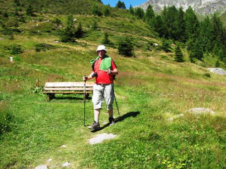 Hermann begleitet uns auf diesem Wegstück