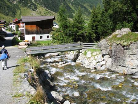 Entlang des Jambach kurz vor Galtür