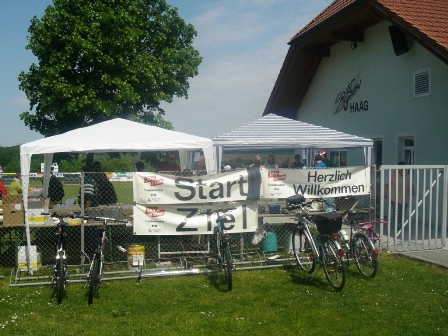 Ein Blick zum Start/Zielgelände...