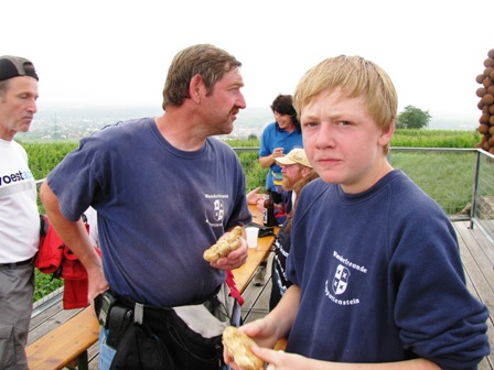 Jetzt ist auch mal eine Stärkung in fester Form gefragt