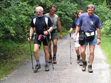 Windschattengehen in der Verfolgergruppe