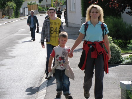 David und Claudia (Neffe und Schwester von Helmut) sind heute mit von der Partie