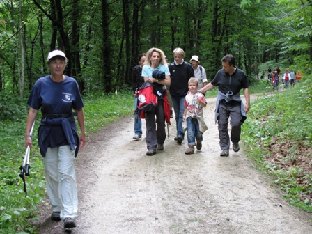 Karin führt die Stöger's an - auch Karli hat uns endlich eingeholt