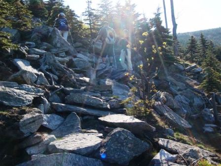 Über diese Steine muß man blancieren