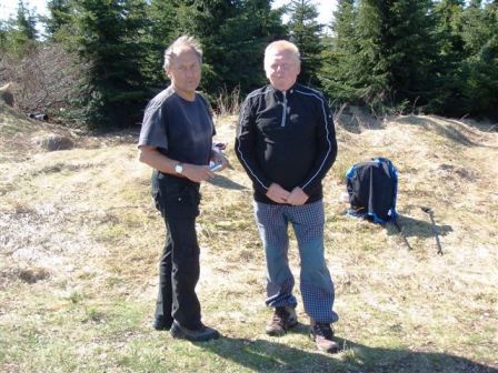 Kontrollore kurz vor dem Palicnik-Felsen