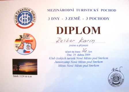 Weiters gab es dieses schöne persönliche Diplom