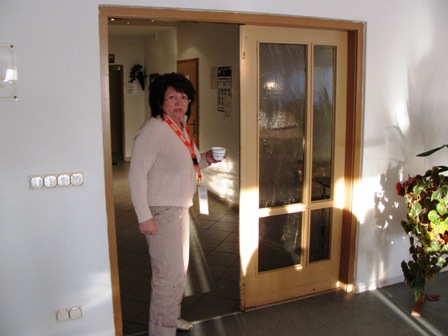 Die sehr nette Chefin vom Oberlausitzer Kreissportbund...