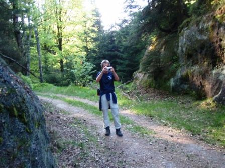 Helmut wieder einmal beim Fotografieren