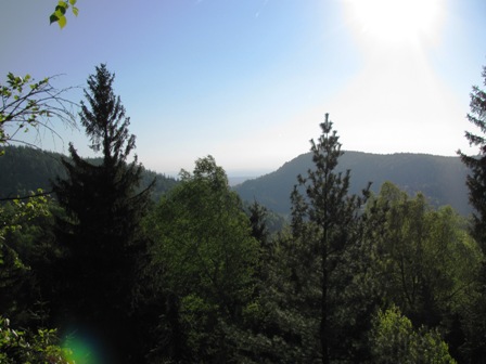 Wunderschöner Ausblick ins Zittauer Gebirge