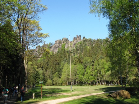 Blick zum 'Nonnenfelsen'