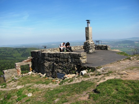 Baude (ehem.Berghütte) auf der Lausche
