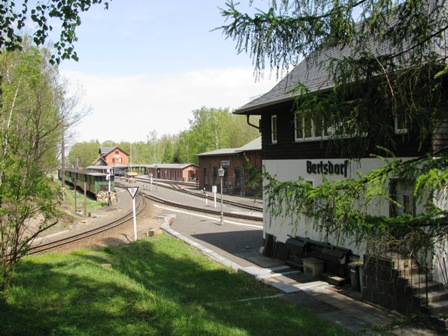 Der Bahnhof von Bertsdorf