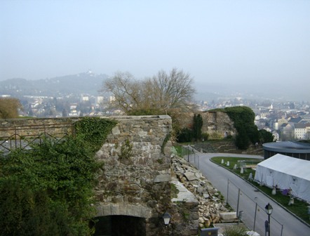 ...Ausblick auf Linz