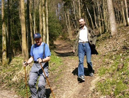 Heinrich Skerbinz und Johannes Leopold sind ebenfalls flott unterwegs