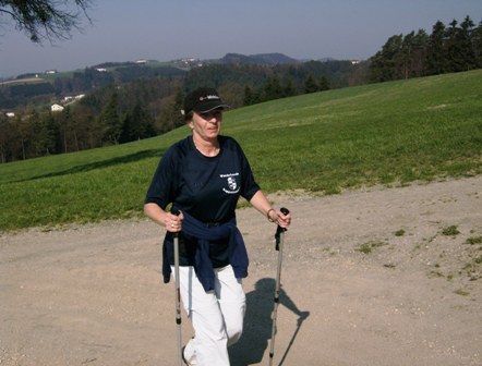 Jetzt kommt auch Zirberl den Berg herauf