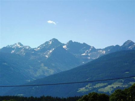 Herrlicher Fernblick zu den Ennstaler Alpen
