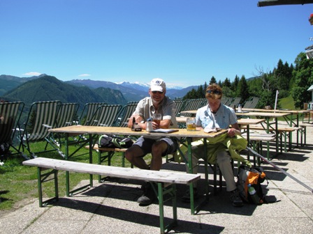 Alfred und Christa bevorzugen die sonnigen Seiten