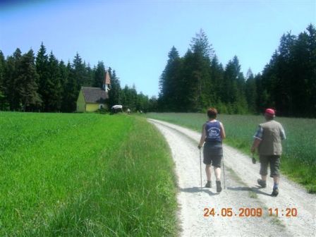 Monika auf den letzten Metern Richtung Ziel