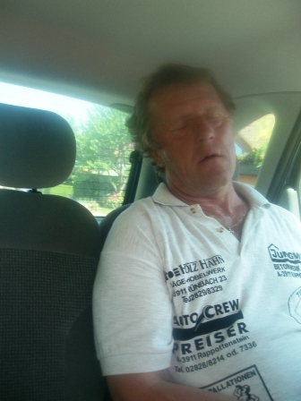 Solch eine laaaange Wanderung hat so manchen Wanderfreund müde gemacht - auch unseren Fritz Rauch