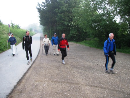 Leichte Unklarheiten über den weiteren Weg - nach kurzer Beratung ist aber alles klar