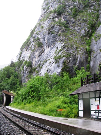 Der Bahnhof von Pürgg - sicherlich kein Güterbahnhof