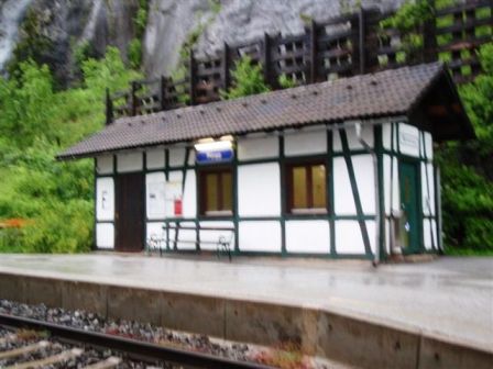 Bahnhofsgebäude von Pürgg