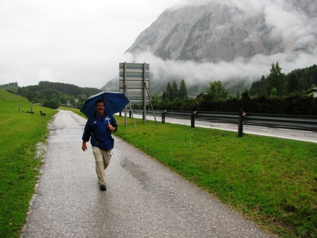 Quaxi im flotten Schritt zum Schluß der 1.Etappe