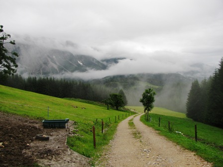 Der Blick zurück ins Tal Richtung Tauplitz