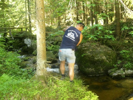 ...und Manfred natürlich am Festhalten des Gesehenen